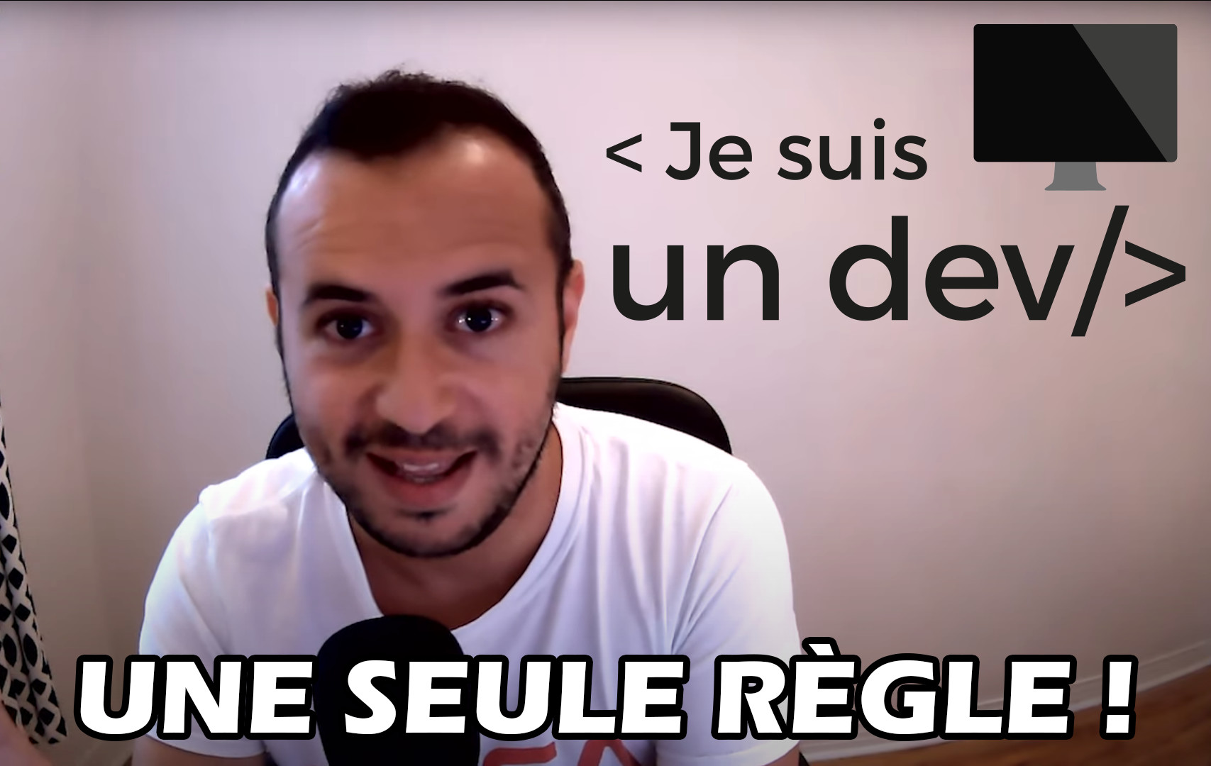 Une seule règle pour devenir un meilleur développeur [YouTube]