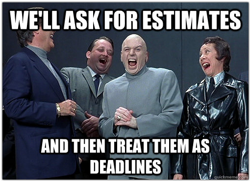 estimation de temps
